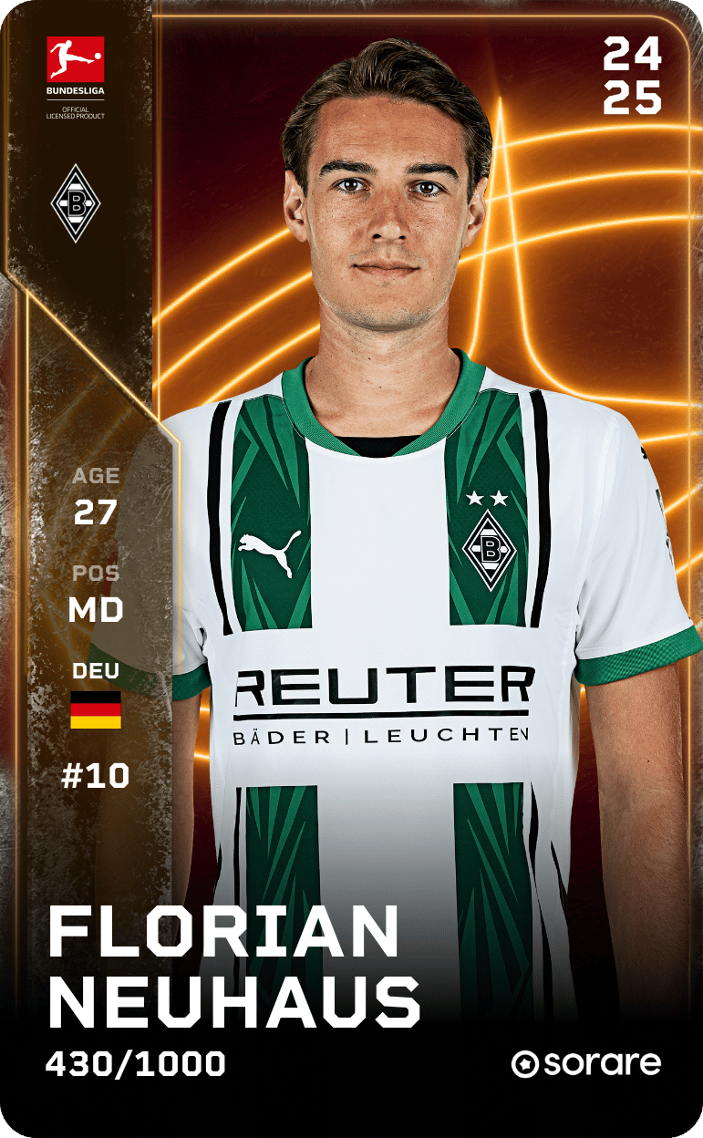 Florian Neuhaus 2024-25 • Limited 430/1000