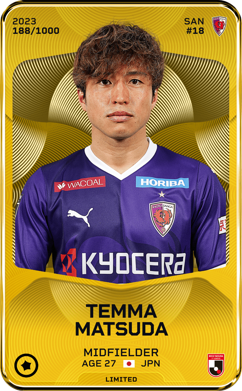 Temma Matsuda 2023-24 • Limited 188/1000