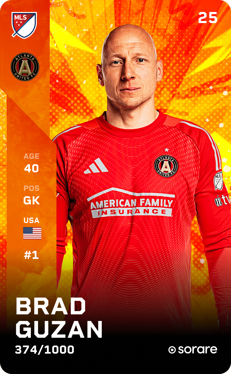Brad Guzan 2025-26 • Limited 374/1000