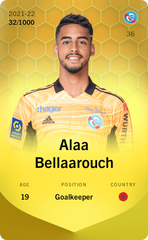 Alaa Bellaarouch 2021-22 • Limited 32/1000