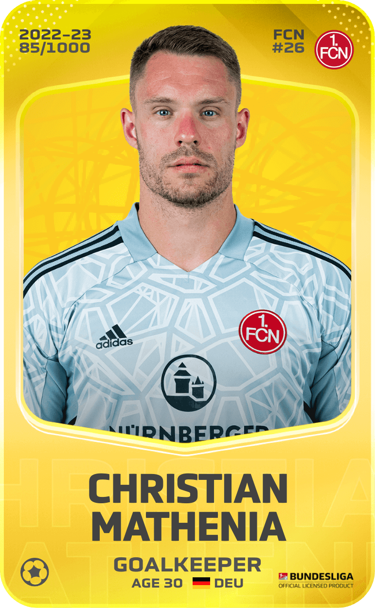 Christian Mathenia 2022-23 • Limited 85/1000