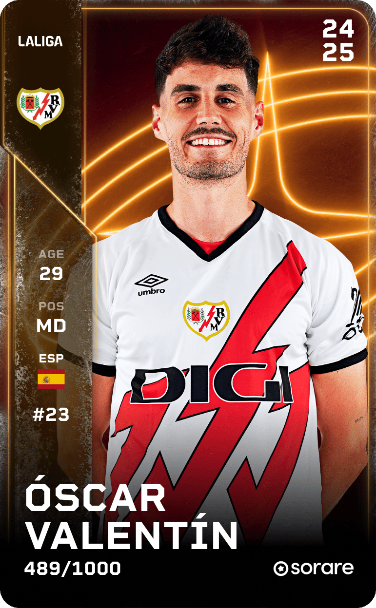 Óscar Valentín 2024-25 • Limited 489/1000