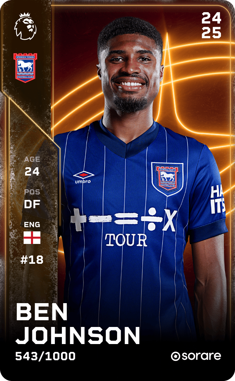 Ben Johnson 2024-25 • Limited 543/1000
