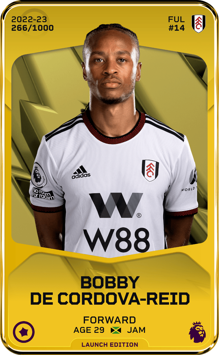 Bobby De Cordova-Reid 2022-23 • Limited 266/1000