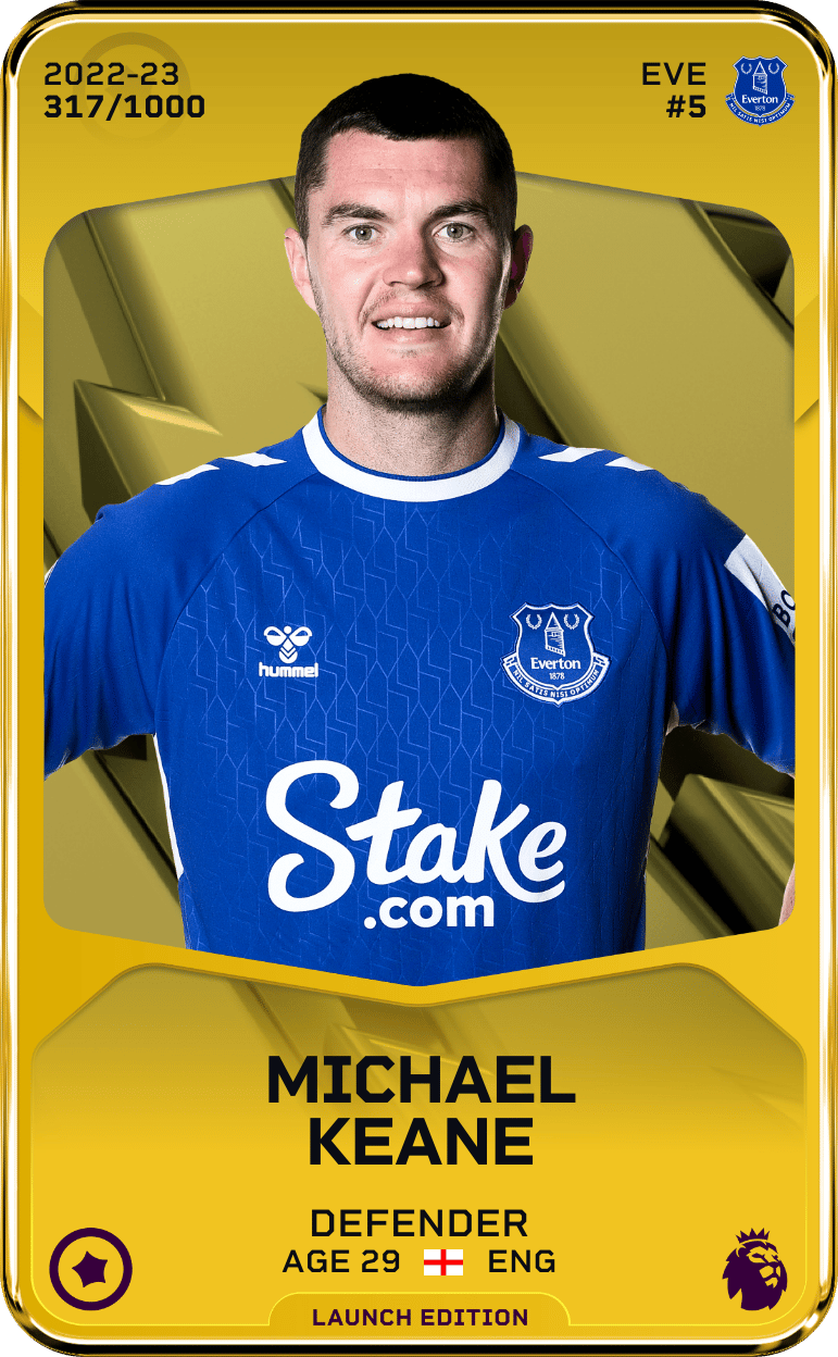 Michael Keane 2022-23 • Limited 317/1000