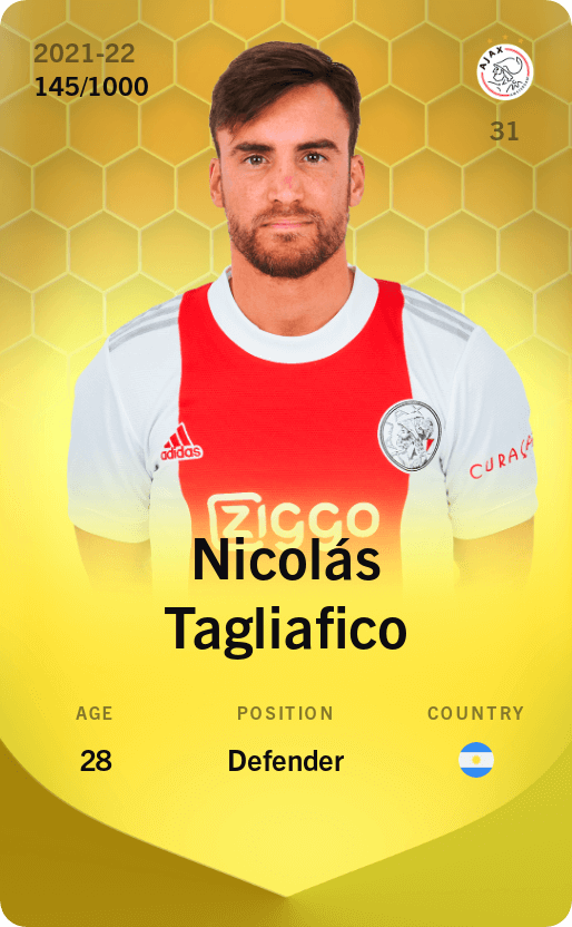 Nicolás Tagliafico 2021-22 • Limited 145/1000