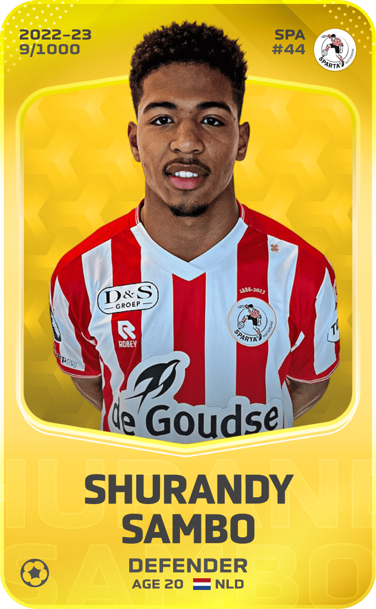 Shurandy Sambo 2022-23 • Limited 9/1000