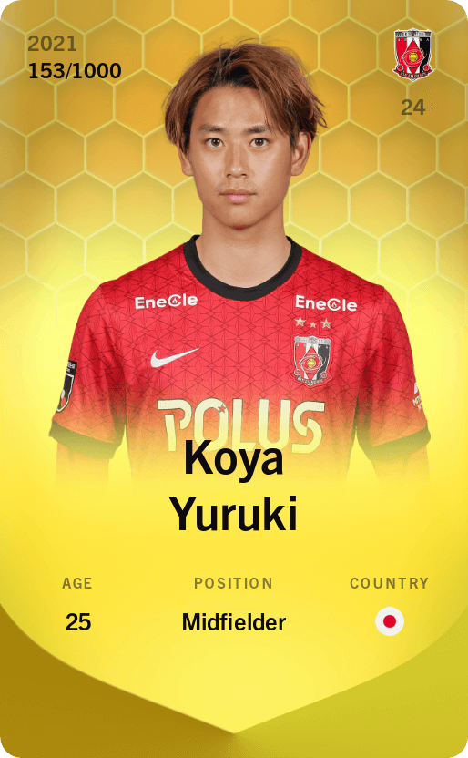 Koya Yuruki 2021-22 • Limited 153/1000