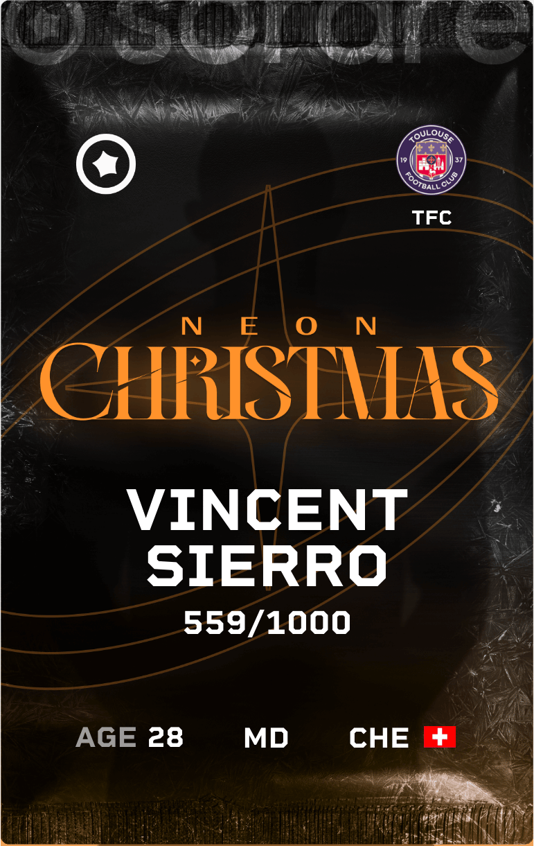 Vincent Sierro 2024-25 • Limited 559/1000