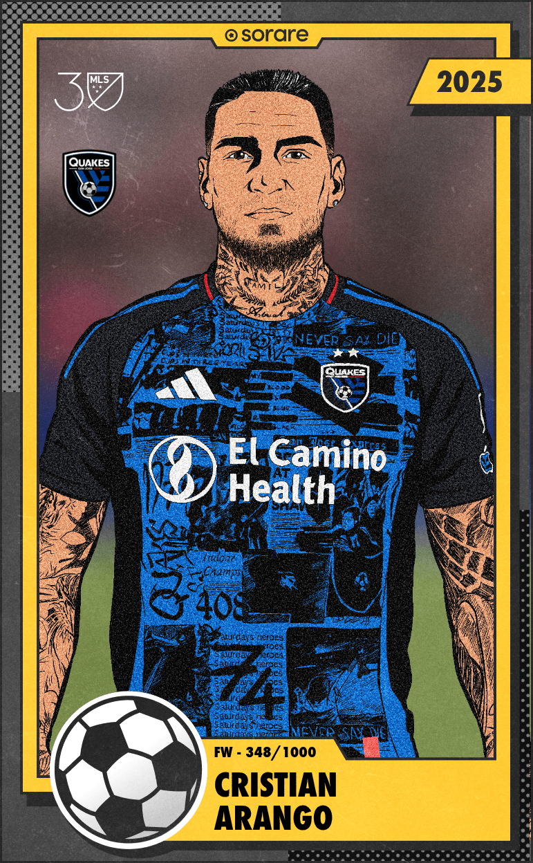 Cristian Arango 2025-26 • Limited 348/1000