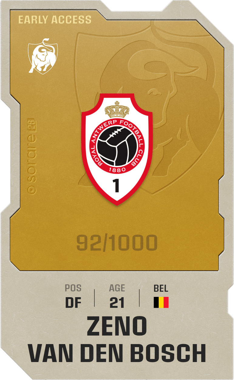 Zeno Van Den Bosch 2025-26 • Limited 92/1000