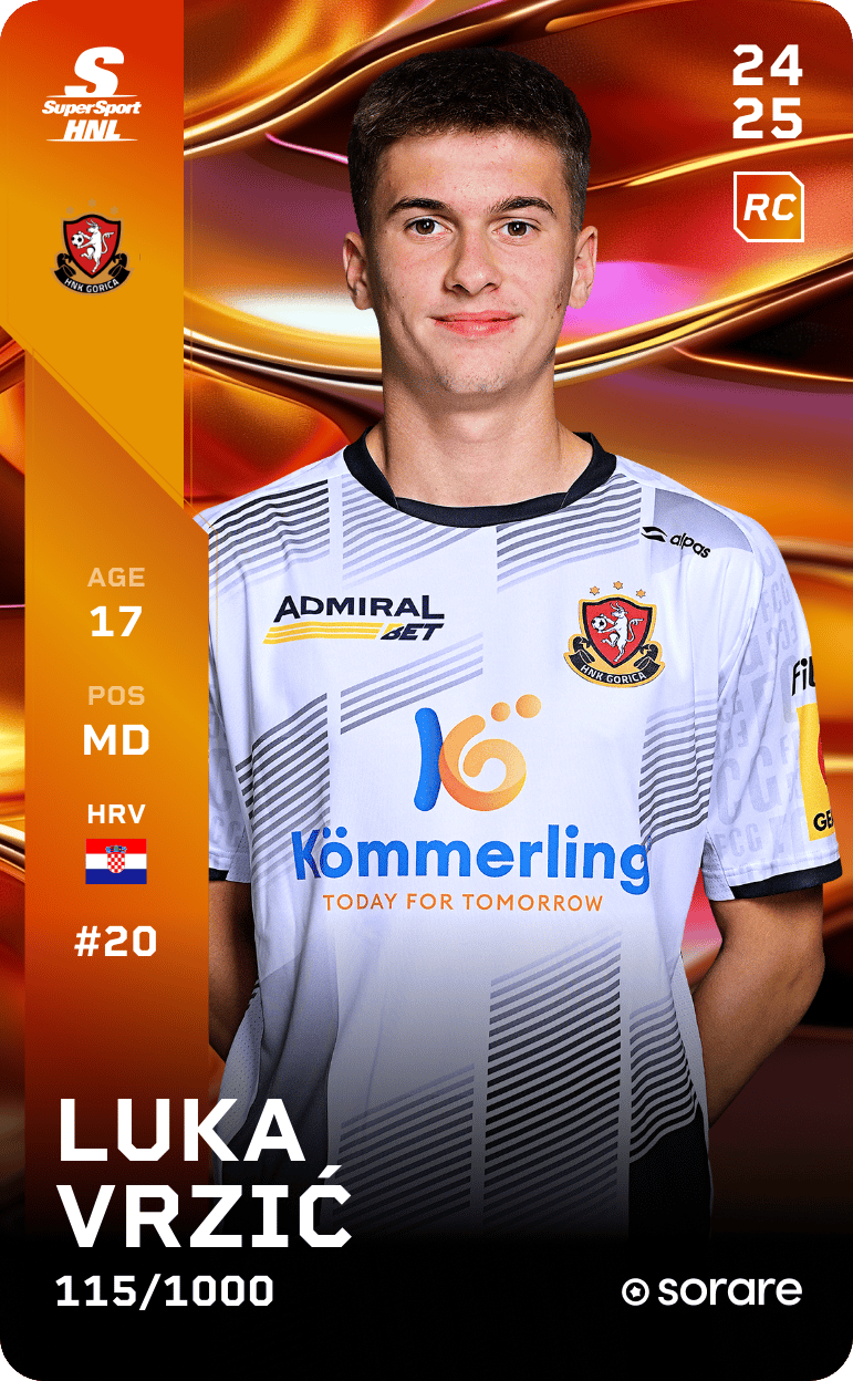 Luka Vrzić 2024-25 • Limited 115/1000