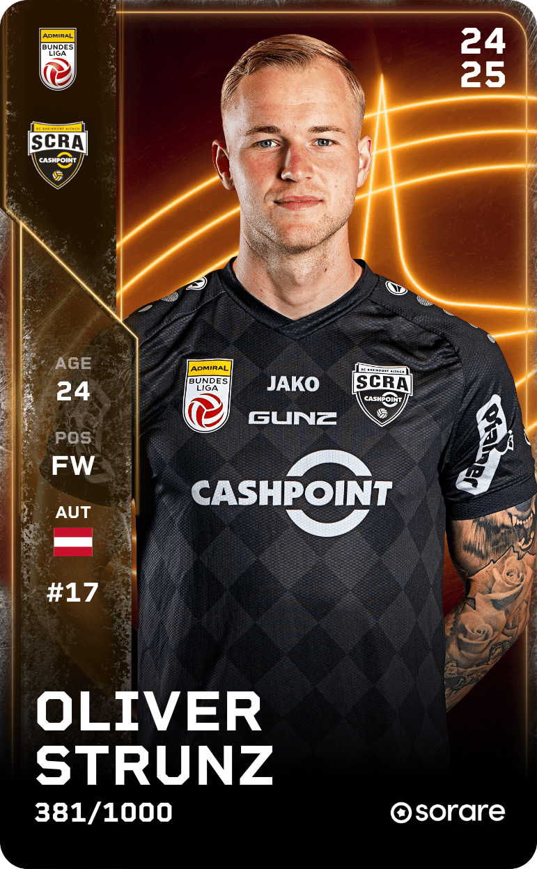 Oliver Strunz 2024-25 • Limited 381/1000
