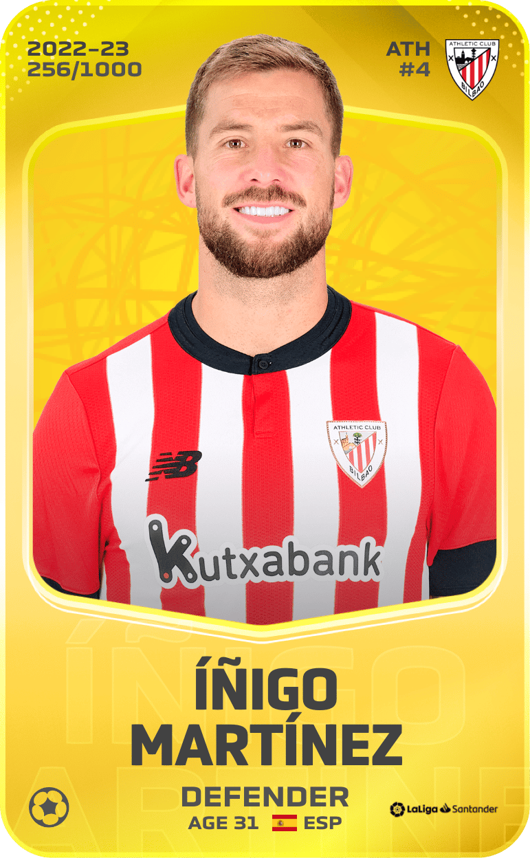 Íñigo Martínez 2022-23 • Limited 256/1000