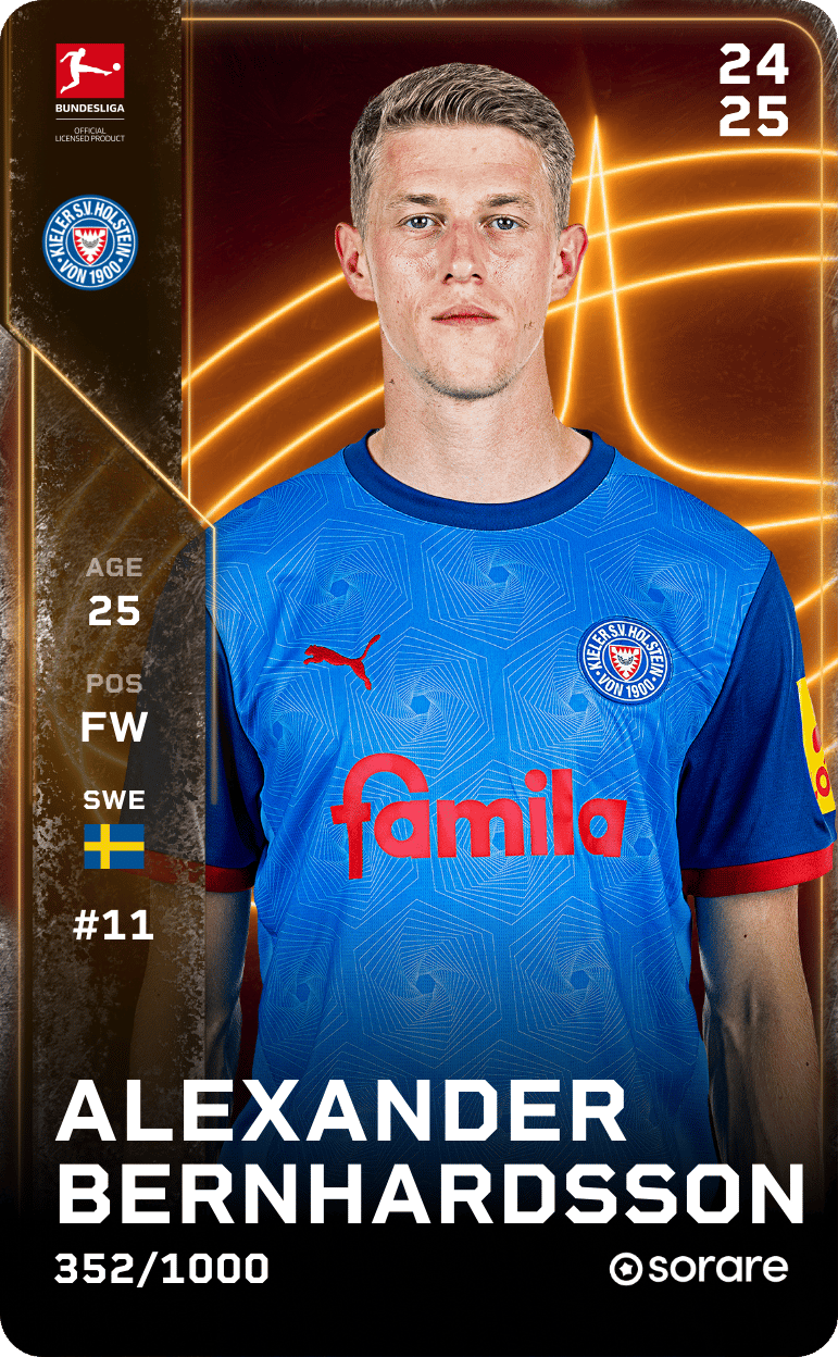 Alexander Bernhardsson 2024-25 • Limited 352/1000