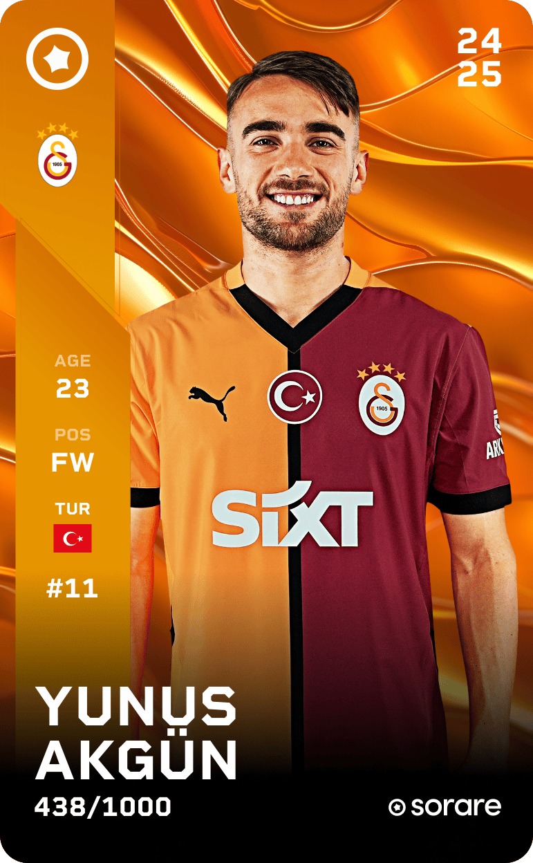 Yunus Akgün 2024-25 • Limited 438/1000