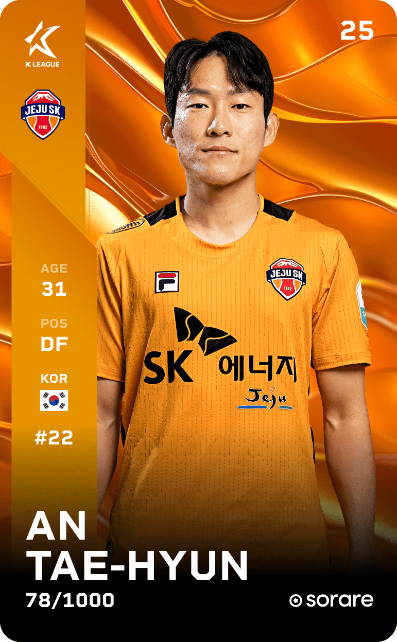 Ahn Tae-Hyun 2025-26 • Limited 78/1000