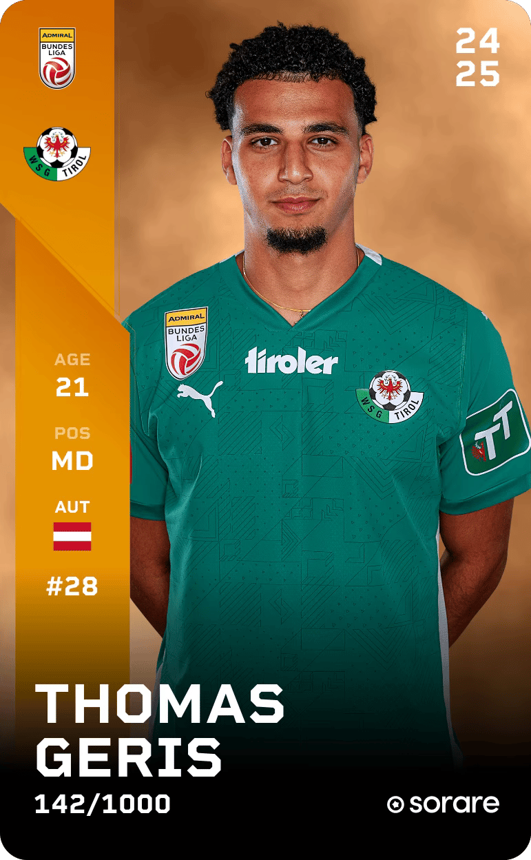 Thomas Geris 2024-25 • Limited 142/1000