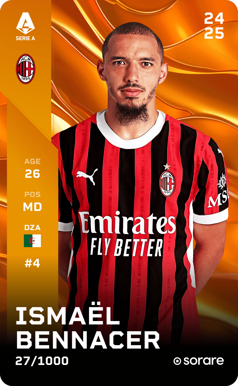 Ismaël Bennacer 2024-25 • Limited 27/1000