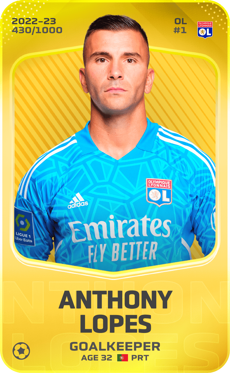 Anthony Lopes 2022-23 • Limited 430/1000