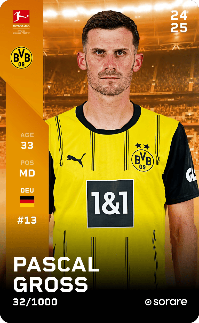 Pascal Gross 2024-25 • Limited 32/1000