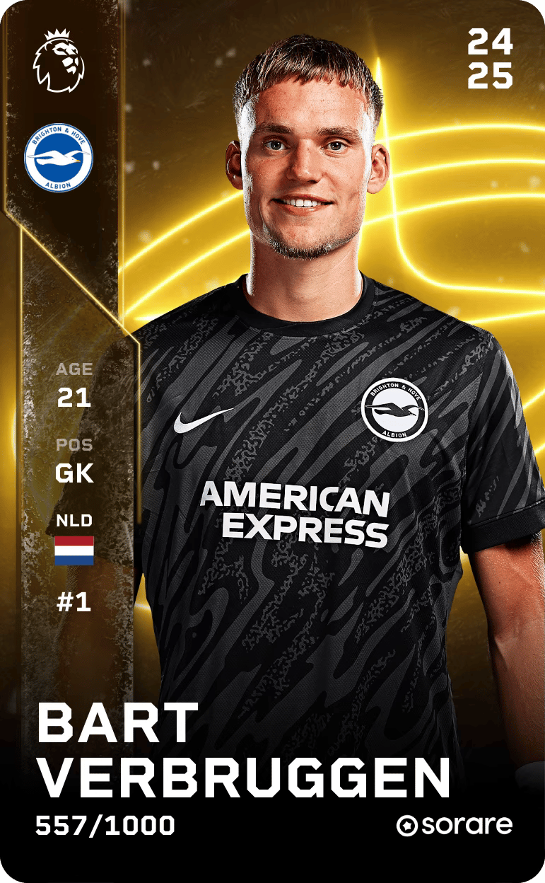 Bart Verbruggen 2024-25 • Limited 557/1000