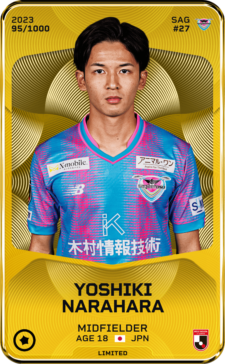 Yoshiki Narahara 2023-24 • Limited 95/1000