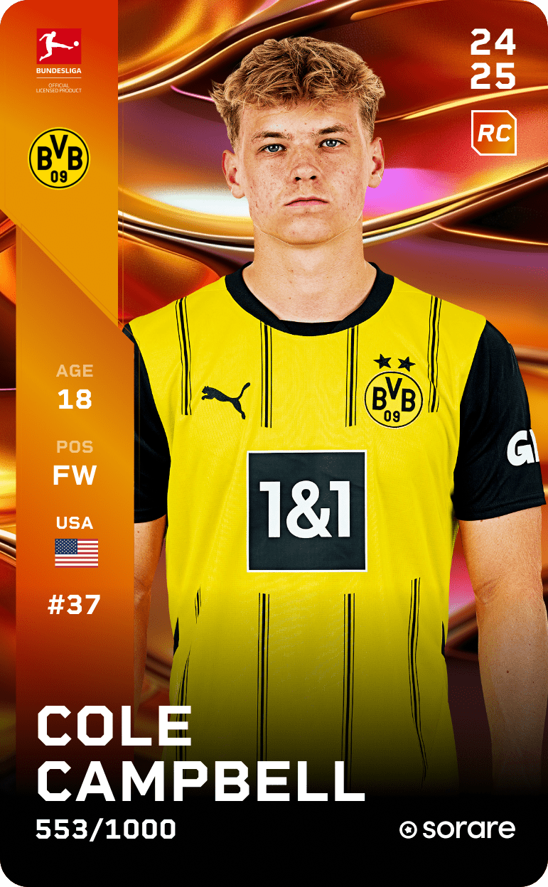 Cole Campbell 2024-25 • Limited 553/1000