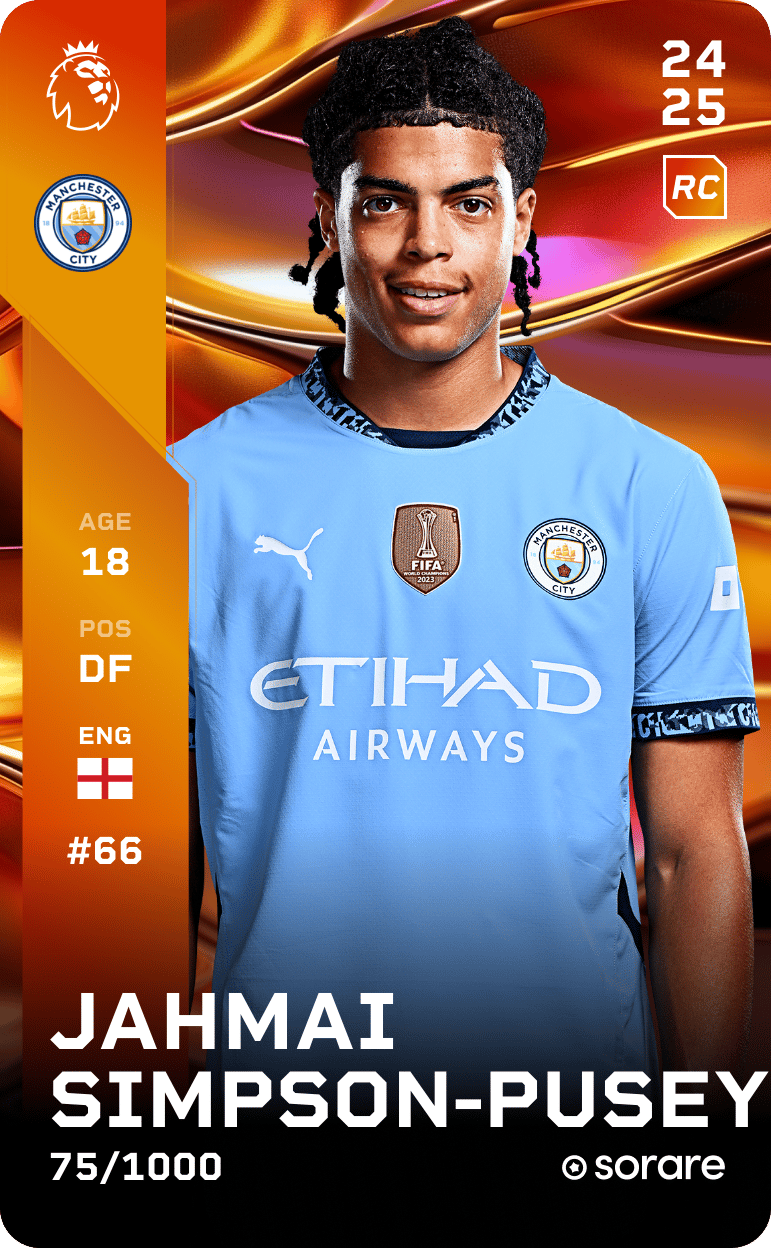 Jahmai Simpson-Pusey 2024-25 • Limited 75/1000