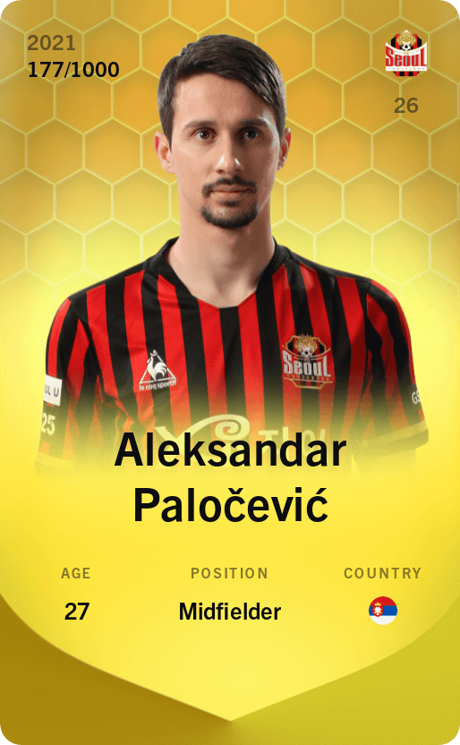 Aleksandar Paločević 2021-22 • Limited 177/1000