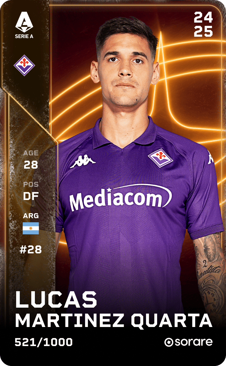 Lucas Martinez Quarta 2024-25 • Limited 521/1000