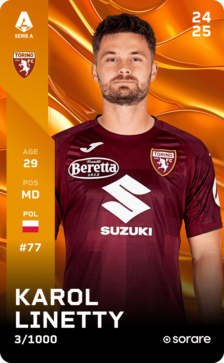 Karol Linetty 2024-25 • Limited 3/1000