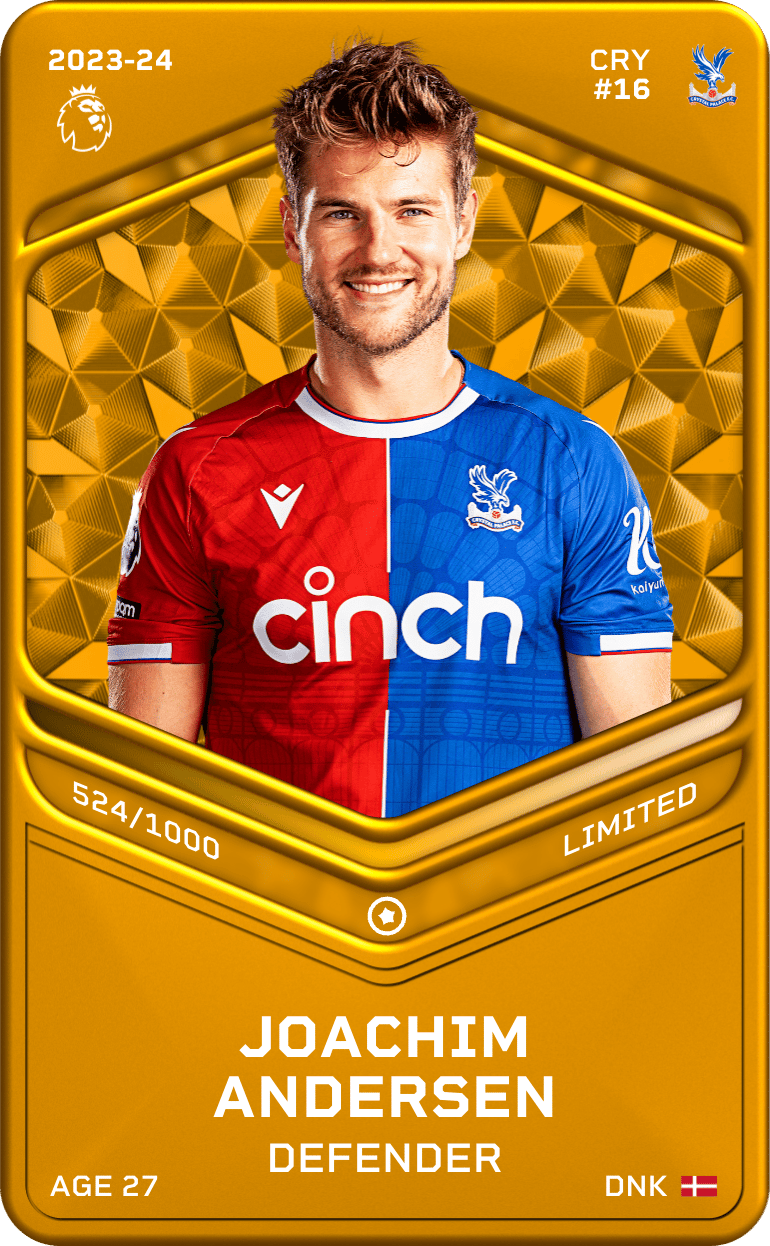 Joachim Andersen 2023-24 • Limited 524/1000