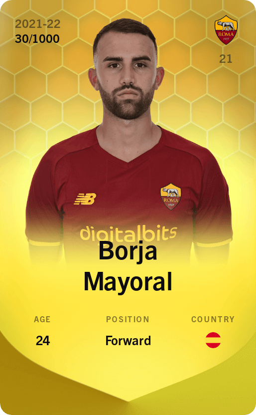 Borja Mayoral 2021-22 • Limited 30/1000
