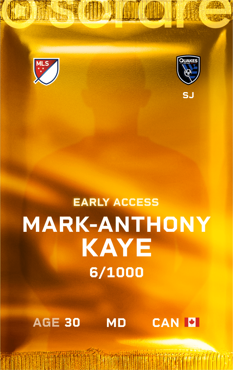 Mark-Anthony Kaye 2025-26 • Limited 6/1000