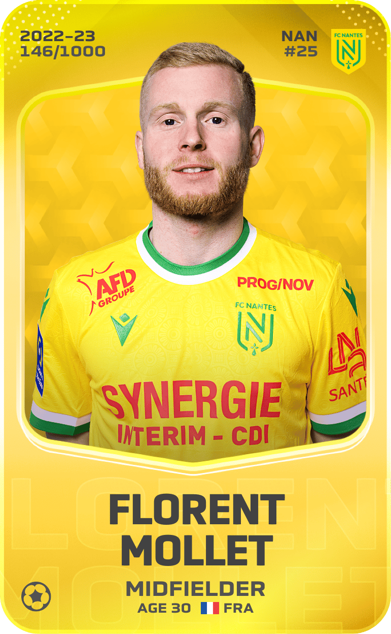 Florent Mollet 2022-23 • Limited 146/1000