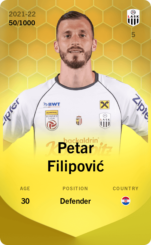 Petar Filipović 2021-22 • Limited 50/1000