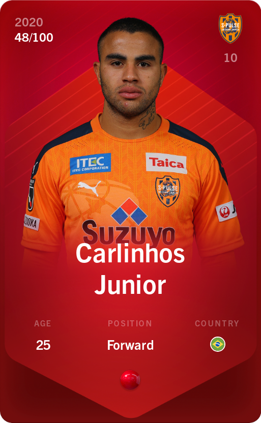 Sorare - Sorare Official - Carlinhos Junior 2020-21 • Rare 48/100 - NFT # 20732794981921165695714146476961309575501576901659153152840875895193107288666