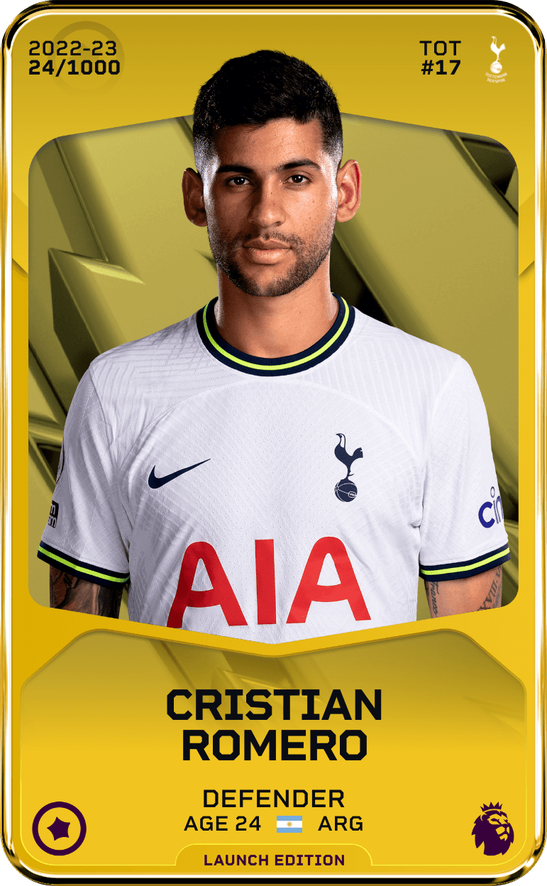 Cristian Romero 2022-23 • Limited 24/1000