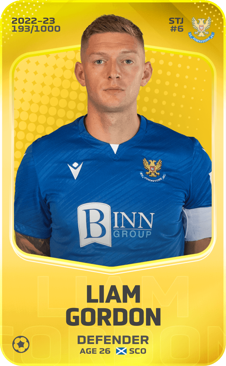 Liam Gordon 2022-23 • Limited 193/1000