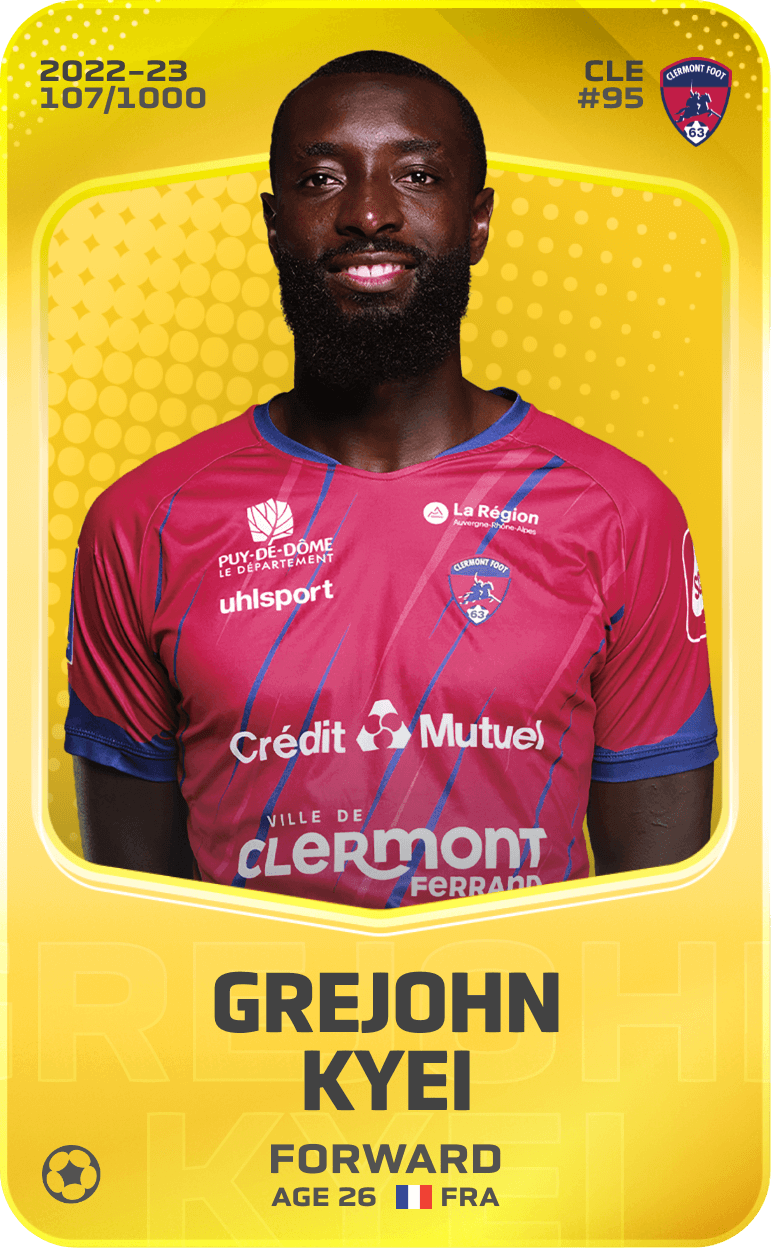 Grejohn Kyei 2022-23 • Limited 107/1000