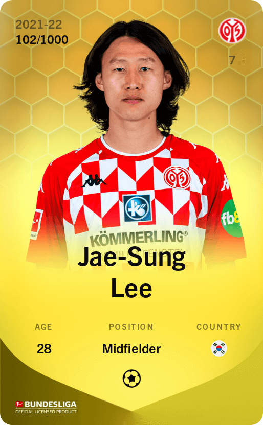 Jae-Sung Lee  2021-22 • Limited 102/1000