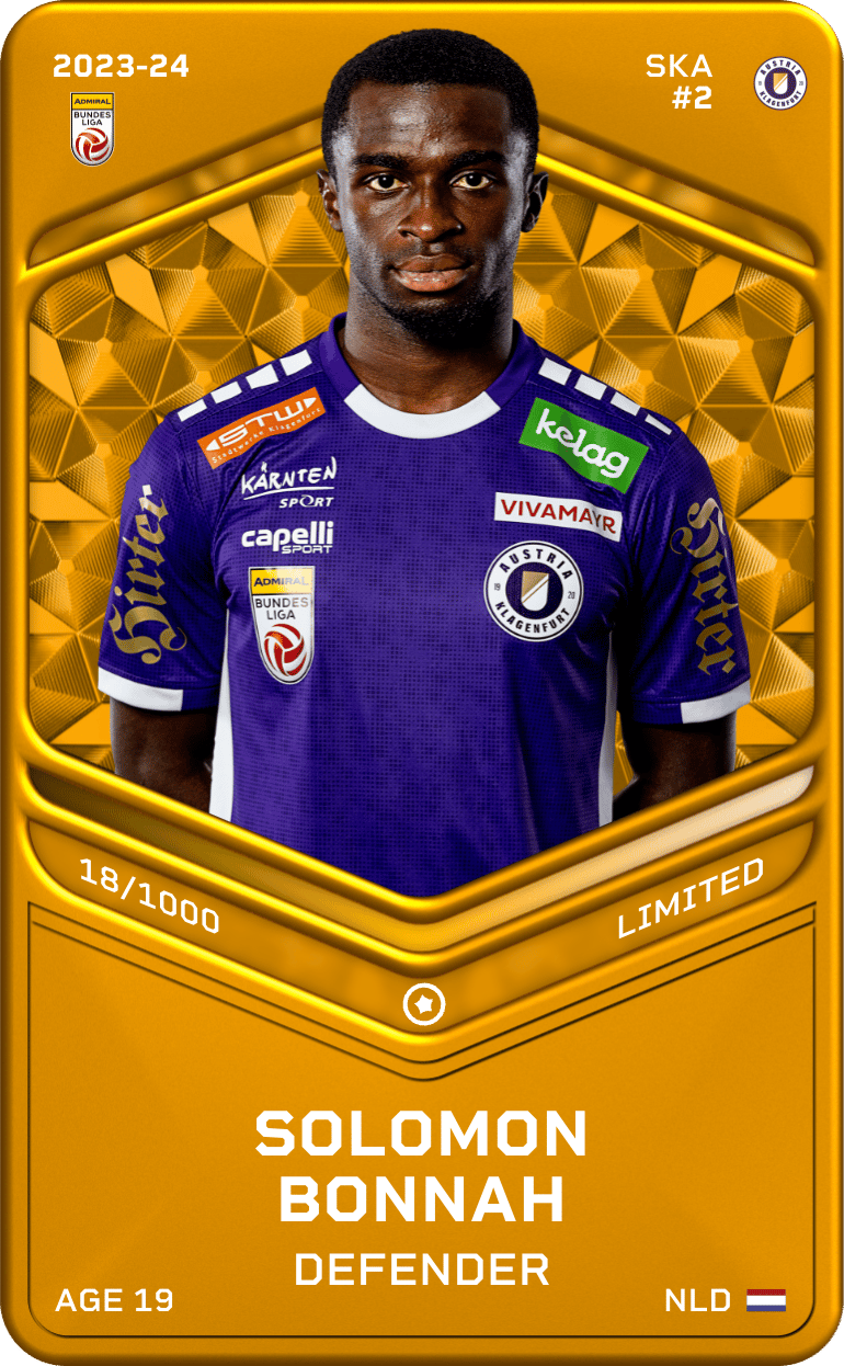 Solomon Bonnah 2023-24 • Limited 18/1000