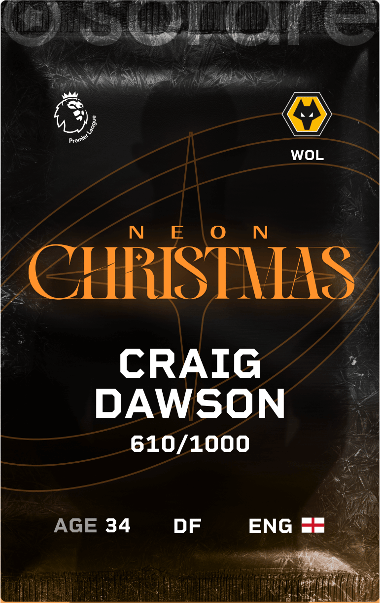 Craig Dawson 2024-25 • Limited 610/1000