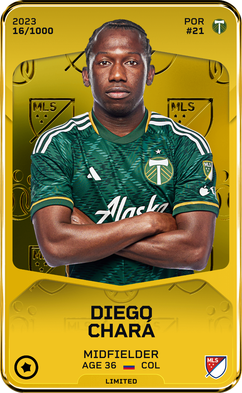 Sorare - Sorare Official - Diego Chará 2023-24 • Limited 16/1000 - NFT # 7885918689128875628497165955856722400215682659066660163672089740096649220368