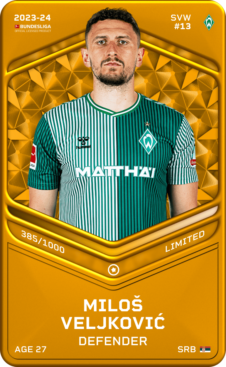 Miloš Veljković 2023-24 • Limited 385/1000