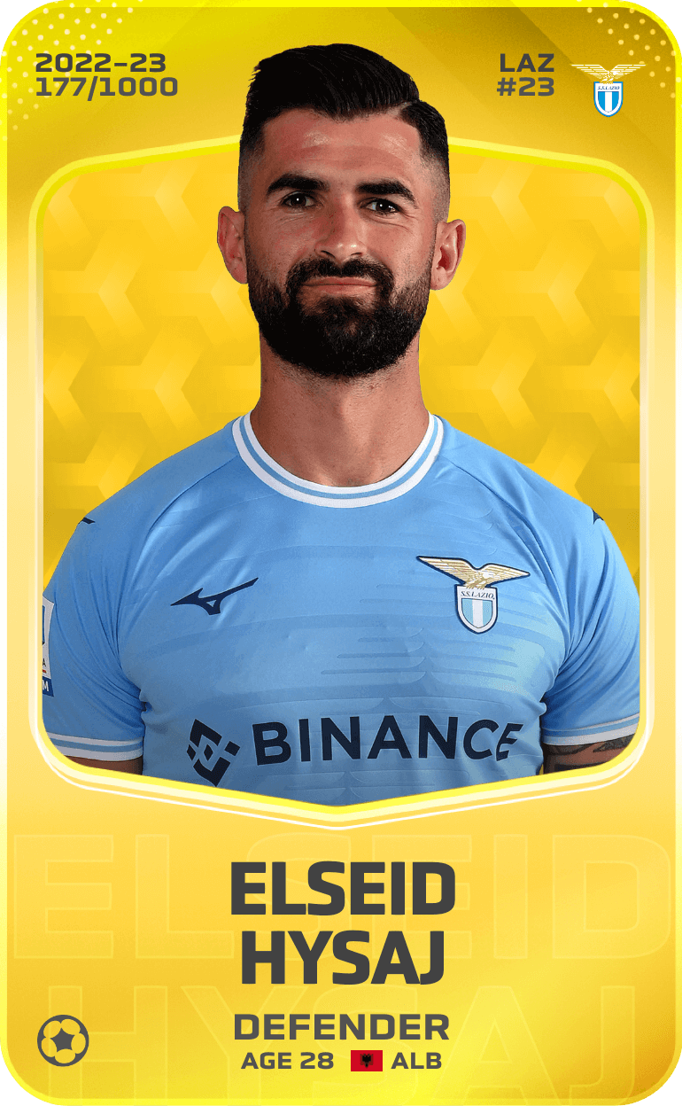 Elseid Hysaj 2022-23 • Limited 177/1000