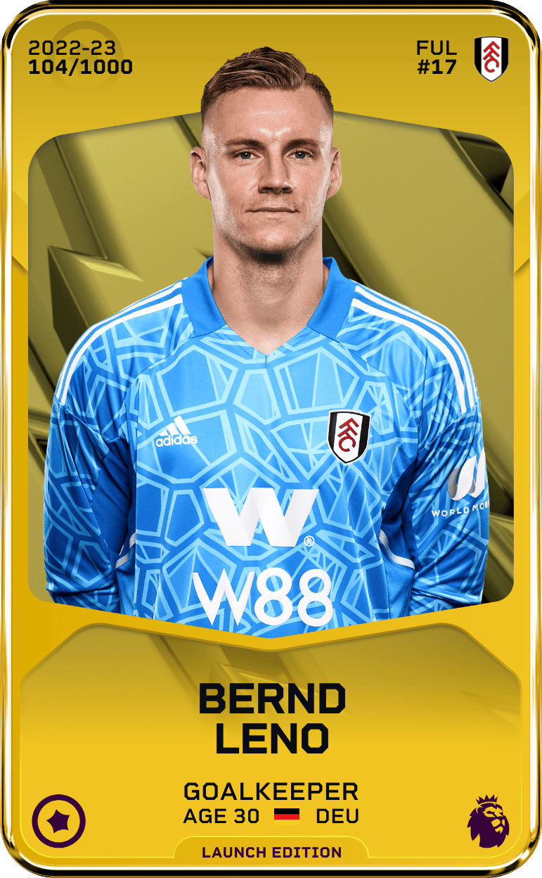 Bernd Leno 2022-23 • Limited 104/1000