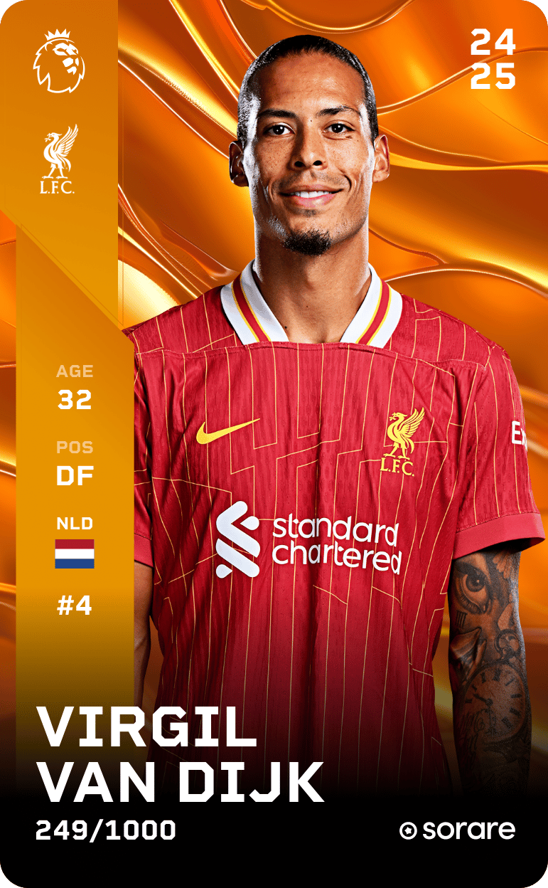 Virgil van Dijk 2024-25 • Limited 249/1000