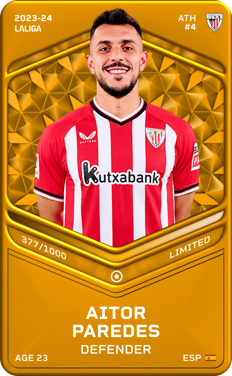 Aitor Paredes 2023-24 • Limited 377/1000